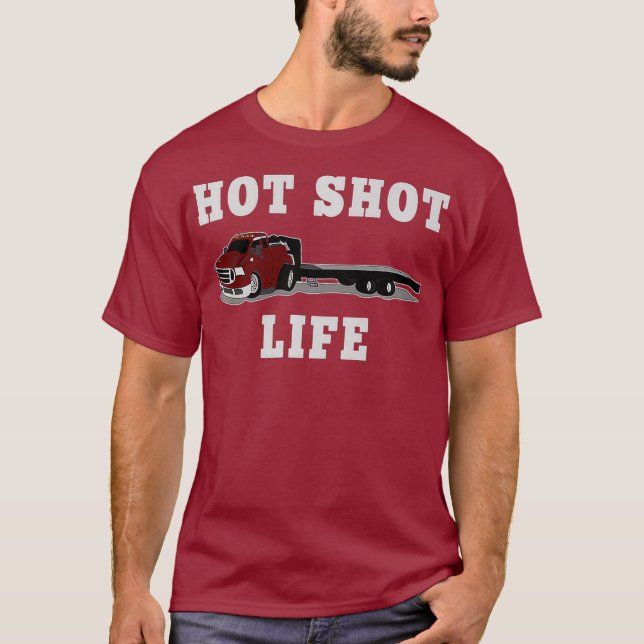Camiseta CDL do Reboque de Caminhão com Hot Shot (Frente)