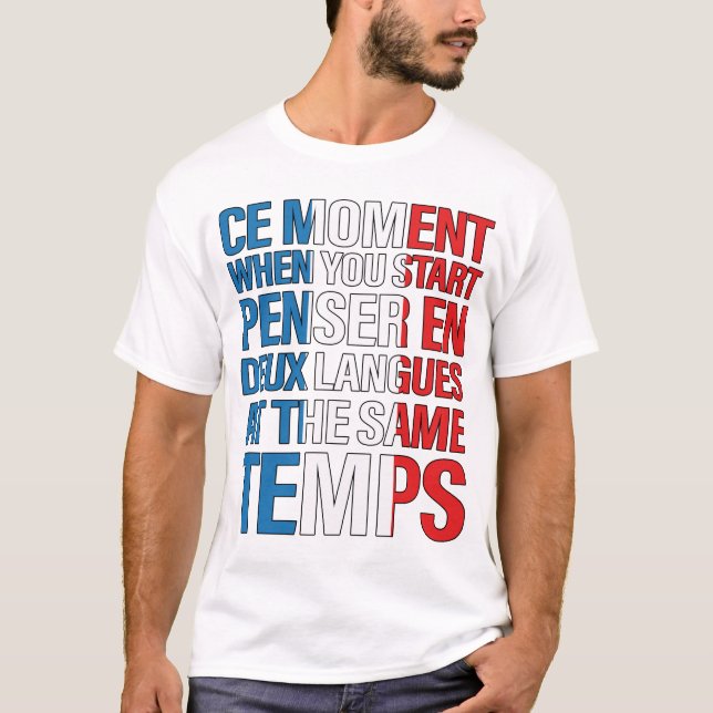Camiseta Ce Moment When You Start Penser En (Frente)