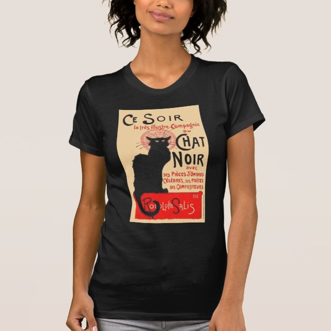 Camiseta Ce Soir Le Chat Noir, Théophile Steinlen (Frente)
