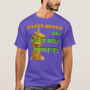 Camiseta Cebola Engraçada T Rosquinhas Vegetais