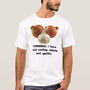 Camiseta Cebolas e alho