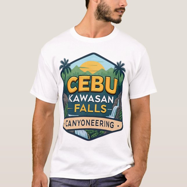 CAMISETA CEBU KAWASAN FALLS CANYONEERING (Frente)