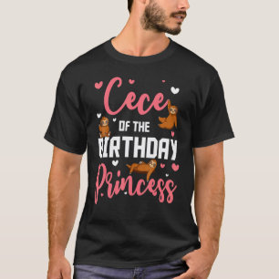 Camiseta Cece Da Família Da Festa De Aniversário Da Princes