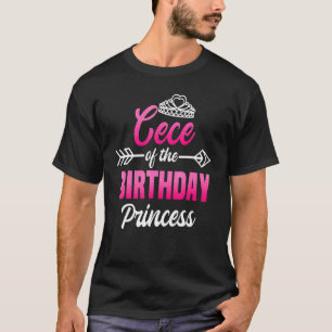 Camiseta Cece Do Aniversário Do Partido Princesa Celebrati