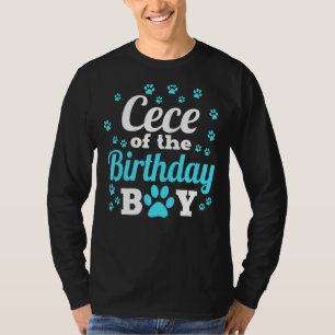 Camiseta Cece Do Celebrador Do Festa De Boi Do Aniversário