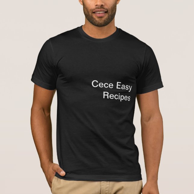 Camiseta Cece Easy Recipes TShirt (Frente)