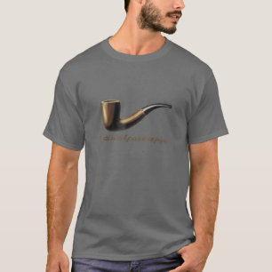 Camiseta Ceci N'est Pas Une Pipe - Isto Não É Uma Arte De