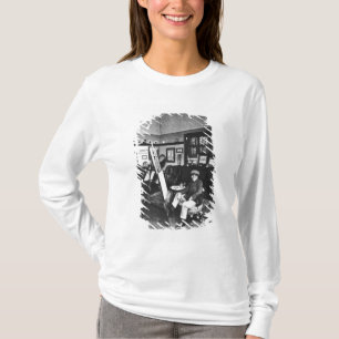 Camiseta Cecil Aldin em seu estúdio