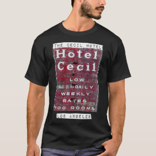 Camiseta Cecil Hotel Los Angeles Hotel Cecil Premium