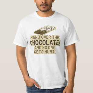 Camiseta Ceda o chocolate