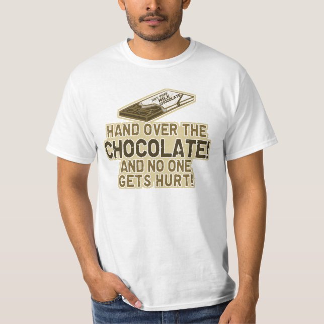 Camiseta Ceda o chocolate (Frente)