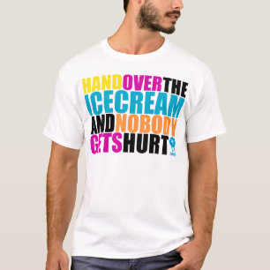 Camiseta Ceda o gelado e ninguém obtem ferido