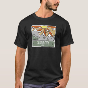 Camiseta Cedar City Utah Montanha UT Vacation Souvenir