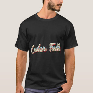 Camiseta Cedar Falls College Town Script