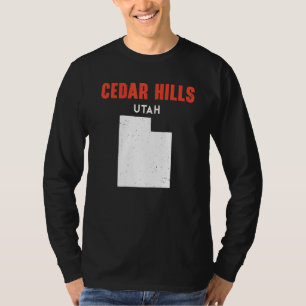 Camiseta Cedar Hills Utah EUA Estado América Viagem Utahan
