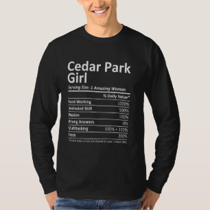 Camiseta Cedar Park Girl Tx Texas Funny City Home Roots Usa