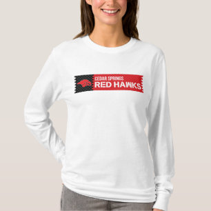 Camiseta Cedar Primavera Red Hawks