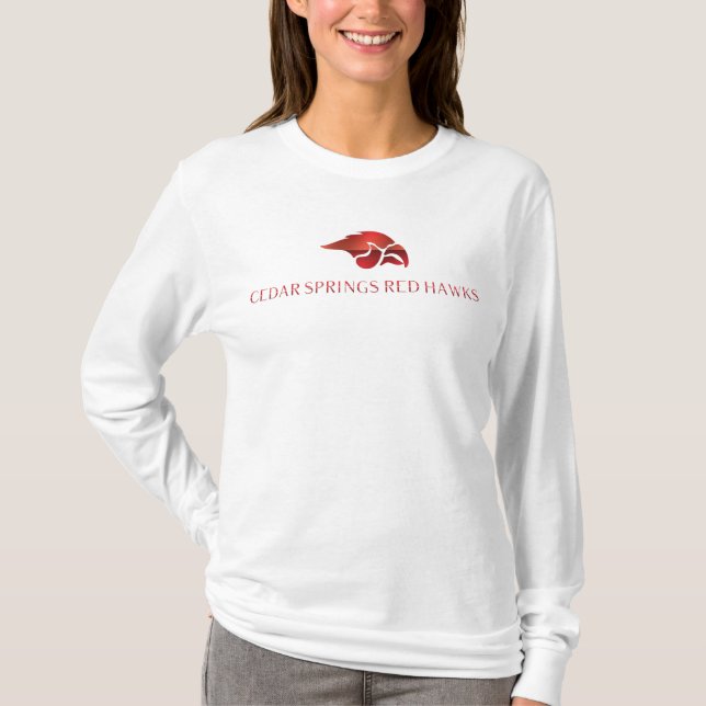 Camiseta Cedar Primavera Red Hawks #7 (Frente)