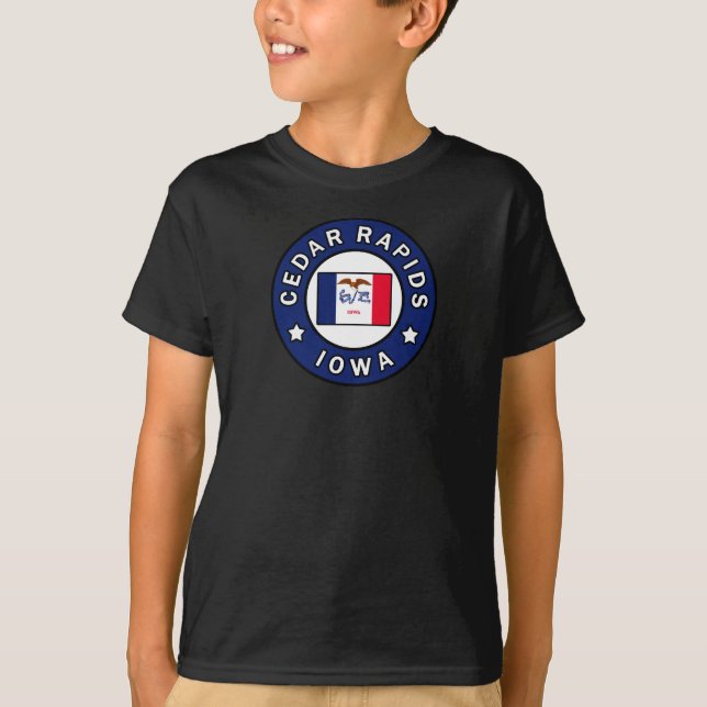 Camiseta Cedar Rapids Iowa (Frente)