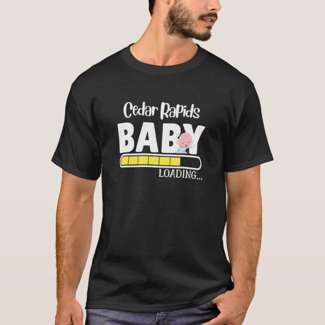 Camiseta Cedar Rapids Native Pride Funny State Baby Parent (Frente)