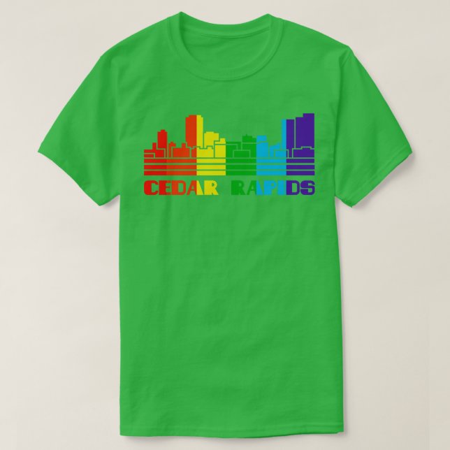 Camiseta Cedar Rapids Pride Cedar Rapids LGBT Gift LGBTQ S (Frente do Design)