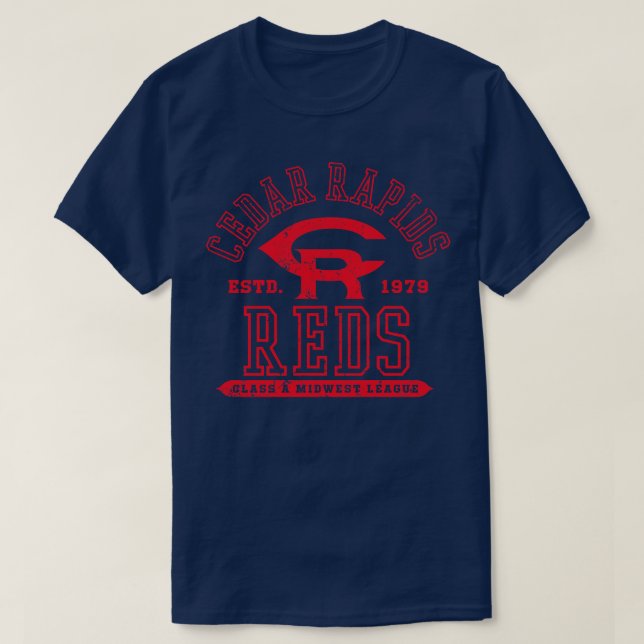 Camiseta Cedar Rapids Reds (Frente do Design)