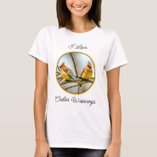 Camiseta Cedar Waxwing - Foto Original