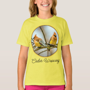 Camiseta Cedar Waxwing - Fotografia Original T-Shirt