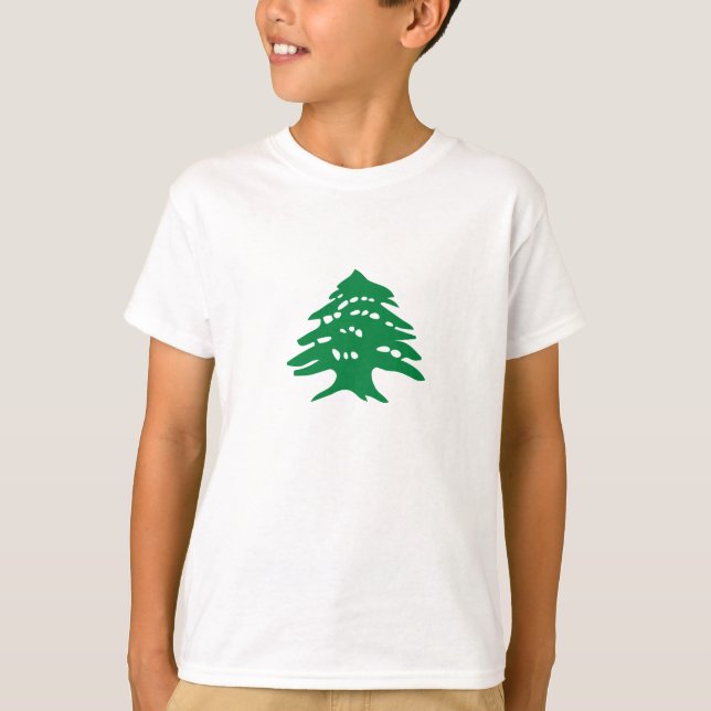 Camiseta Cedro Verde do Líbano (Frente)