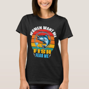 Camiseta Cegonha como pescador com vara de pescar