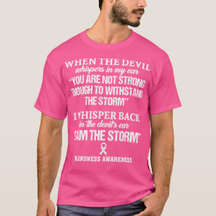 Camiseta Cegueira Consciência Eu Sou A Tempestade Nesta Fam