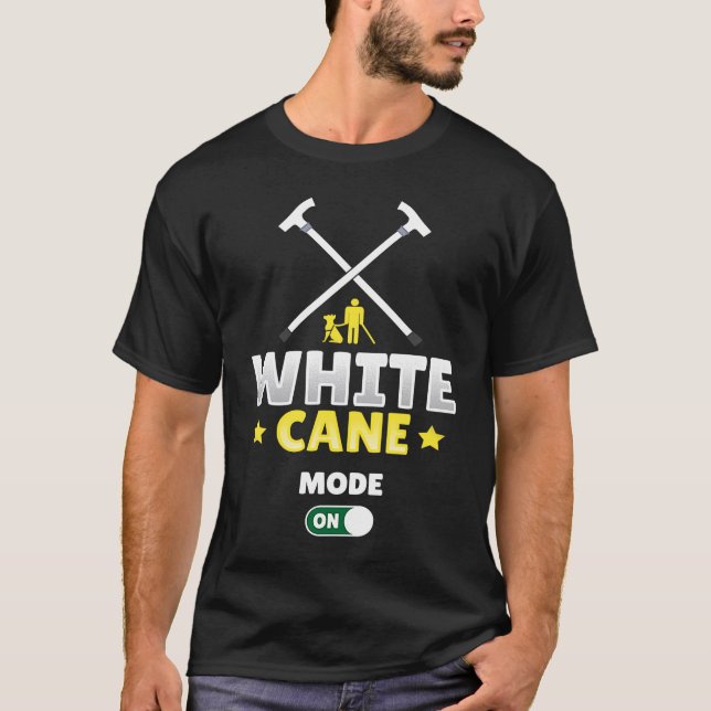 Camiseta Cegueira Modus Cana Branca em Cego (Frente)