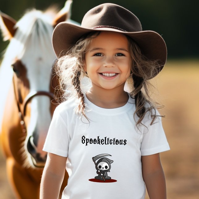 Camiseta Ceifador Bonito e Maluco de Halloween (Criador carregado)