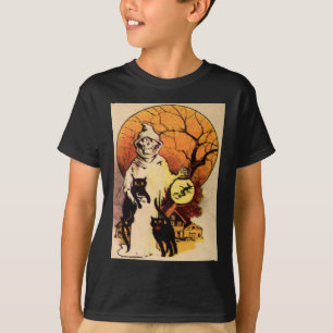 Camiseta Ceifador (Cartão Vintage de Halloween)