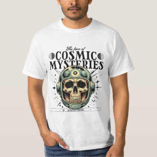 Camiseta Ceifador Cósmico: Design do Astronauta Caveira