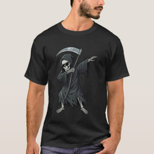 Camiseta Ceifador Dabbender - Motivo de Caveira Divertido