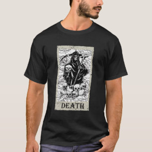 Camiseta Ceifador de Morte de Gótico Negro