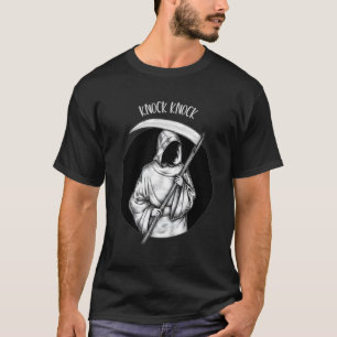 Camiseta Ceifador de Morte de Gótico Negro