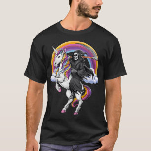 Camiseta Ceifador Montando Unicórnio