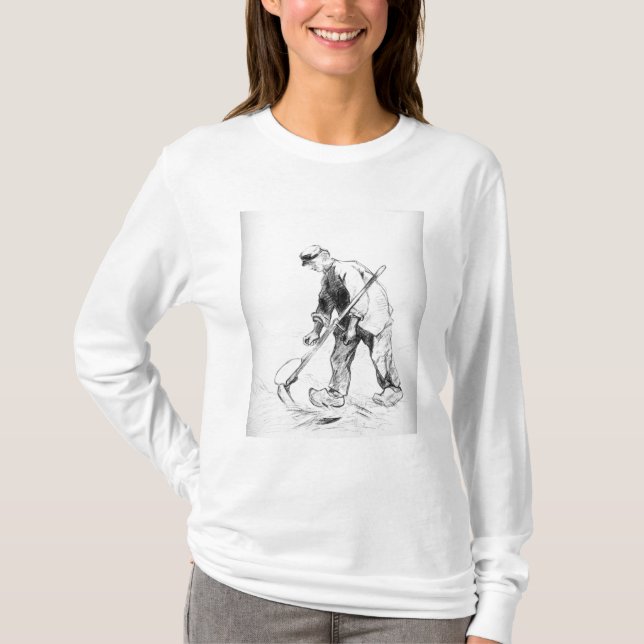 Camiseta Ceifeira de Vincent van Gogh | (Frente)