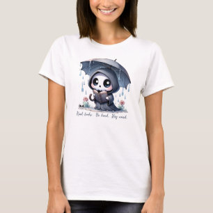 Camiseta Ceifeiro Amante de Livros em Aquarela