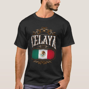 Camiseta Celaya Guanajuato Con Bandera De Mã ©Xico