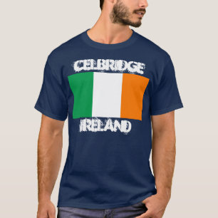 Camiseta Celbridge, Irlanda com bandeira irlandesa