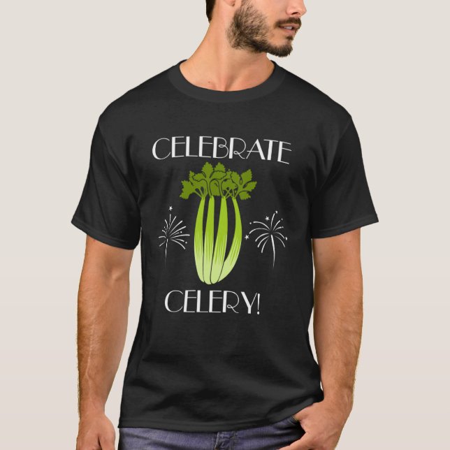 Camiseta Celebate Celery Ironic Vegetables Leek (Frente)