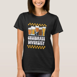 Camiseta Celebra a diversidade de cervejas de Artesanato en