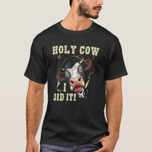 Camiseta Celebra a Formatura Acadêmica Orgulhosa Vaca