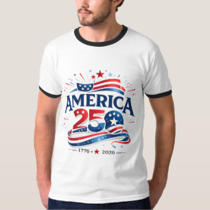 Camiseta Celebração América 250 1776–2026 Aniversário