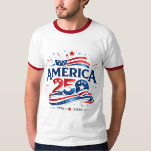 Camiseta Celebração América 250 1776–2026 Aniversário