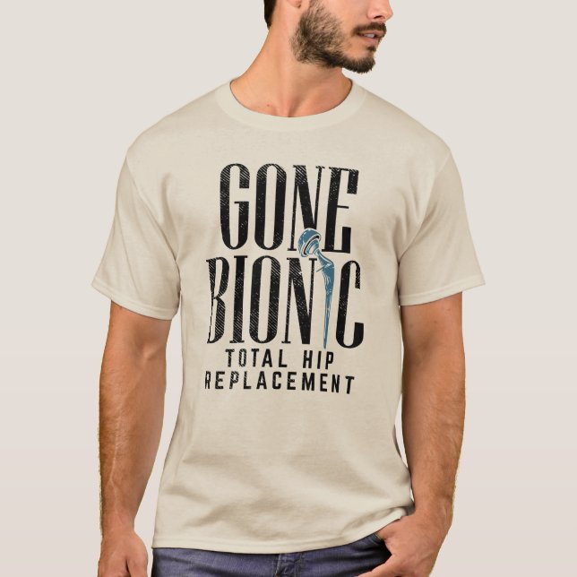 Camiseta Celebração Bionica de Substituição de Hip (Frente)