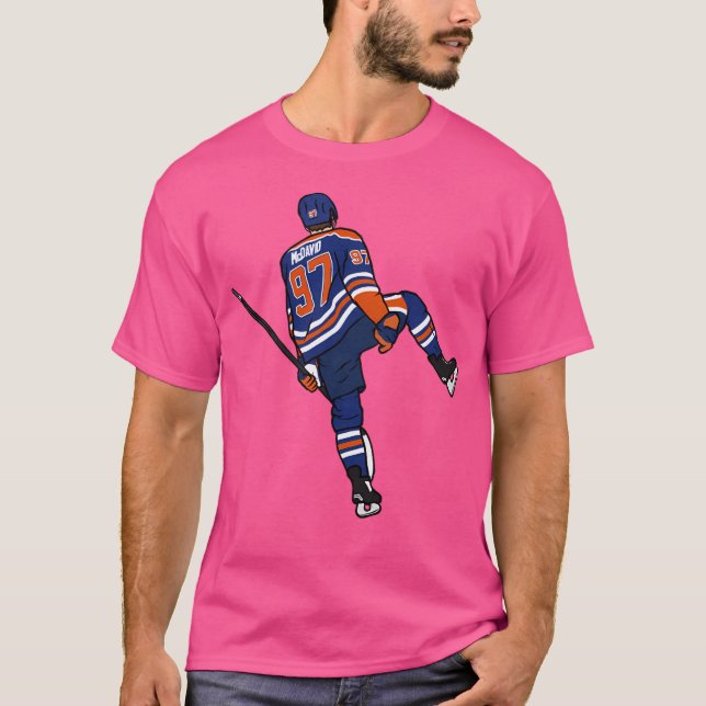 Camiseta Celebração Connor Mcdavid (Frente)